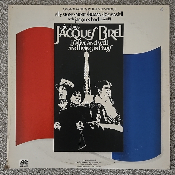 Other - Jacques Brel Is Alive And Well Soundtrack 1974 Atlantic Vinyl LP Album
